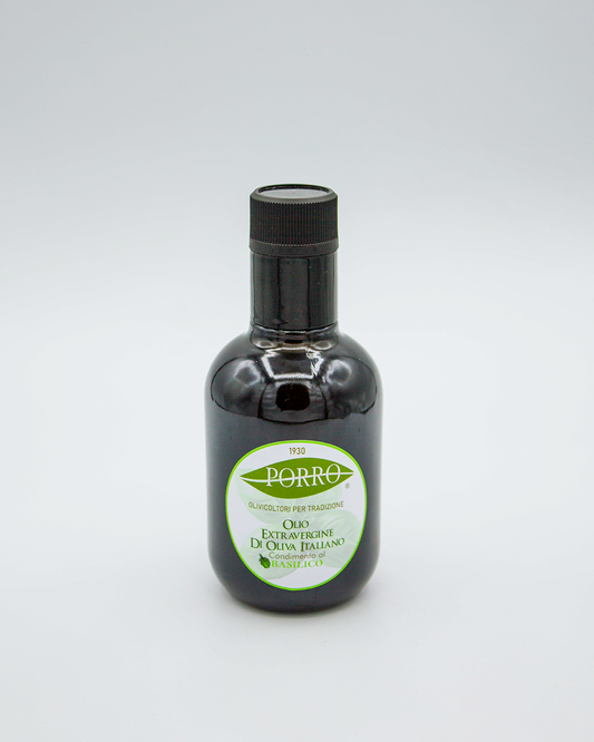 Condimento a base di olio aromatizzato al basilico | Bottiglia 250ml