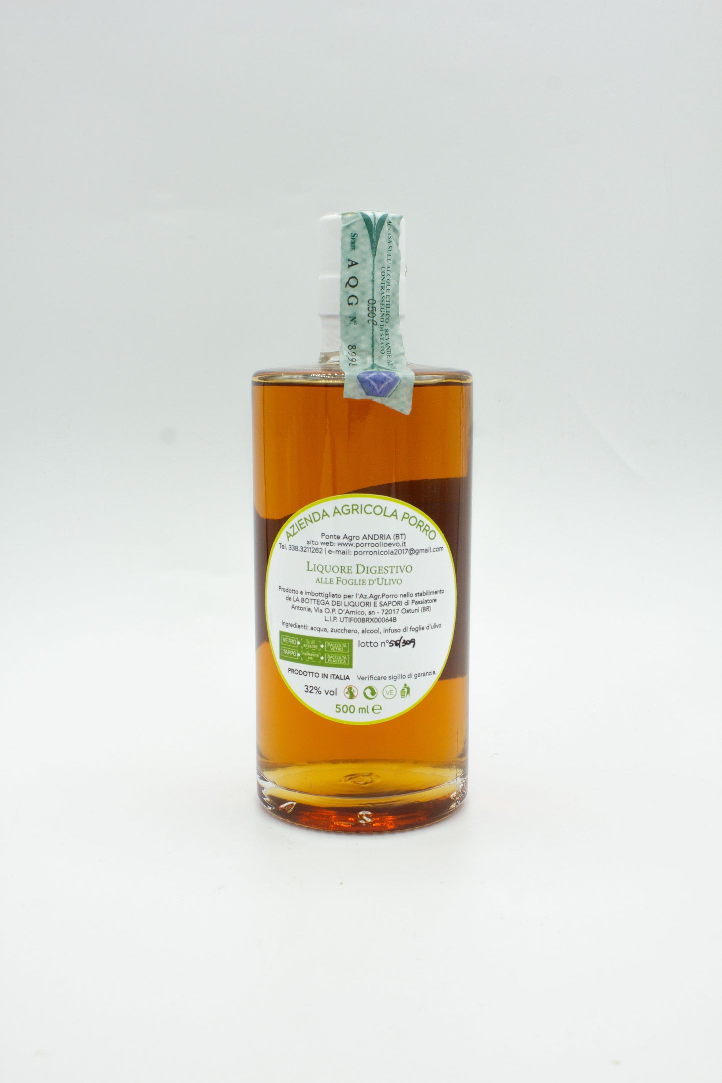 Liquore alle foglie d'ulivo 500ml