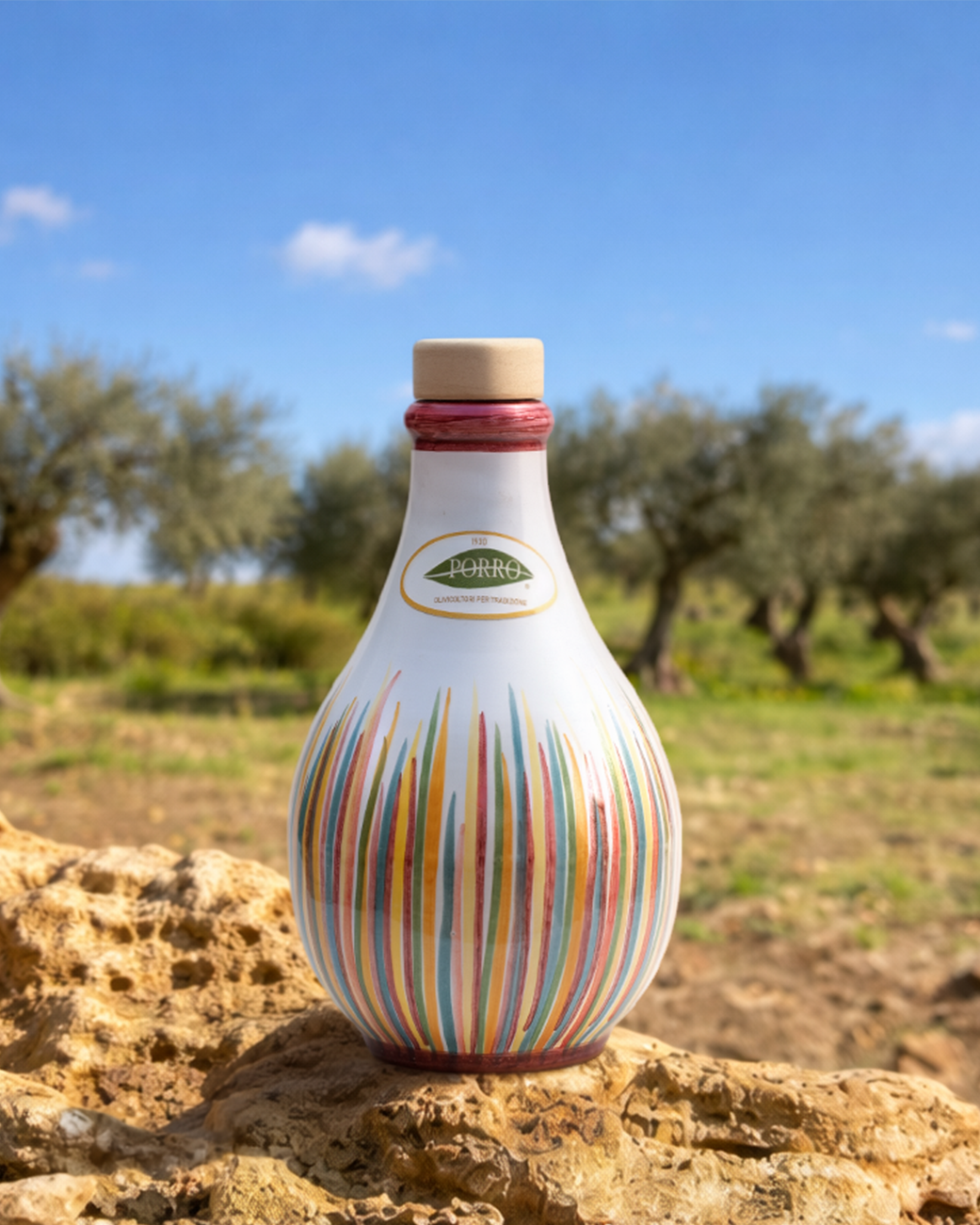 Orcetto Viva 250ml – Orcetto dipinto a mano con Olio EVO Porro