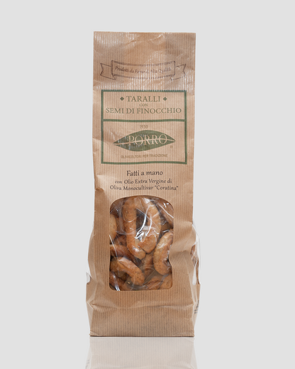 Taralli con semi di finocchio 250g