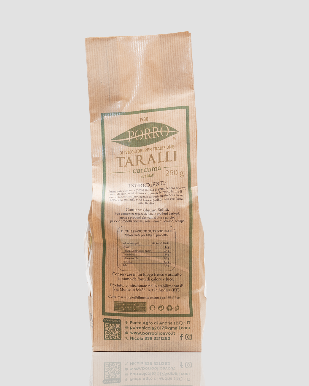 Taralli alla curcuma 250g